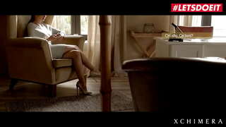 XCHIMERA - Lauren Crist - Seksikas tšehhi Teen Üritab Töötlemata Sugu Täiskasvanud Kogenud Mees