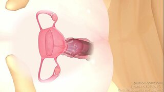 Kizuna የተከመረው ራስን pouring ውስጥ Mirai ይታያል 2 Iwara