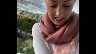 Fingering කිරීමට උච්චතම අවස්ථාව දී majorcan හෝටල් මත ගැලරිය!